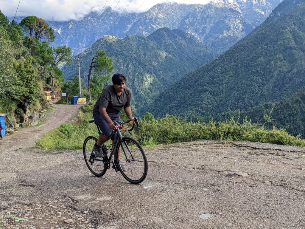 Cycling in Naddi, Dharamshala, Himachal Pradesh - Vaibhav Agarwal