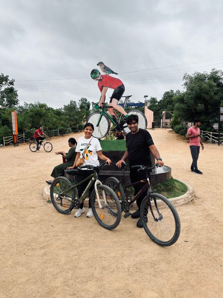 Pala Pitta Cycling Park, a forest within the city